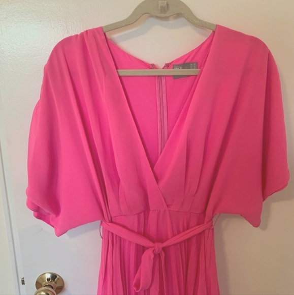 ASOS  💕 🌷 NEON PINK MAXI DRESS. PERFECT FOR ANY OCCASION 🌺 - Picture 4 of 6